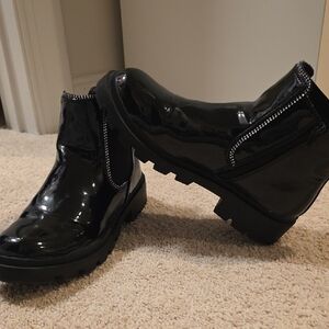 Mix No. 6 Shiny Black Kids Boots